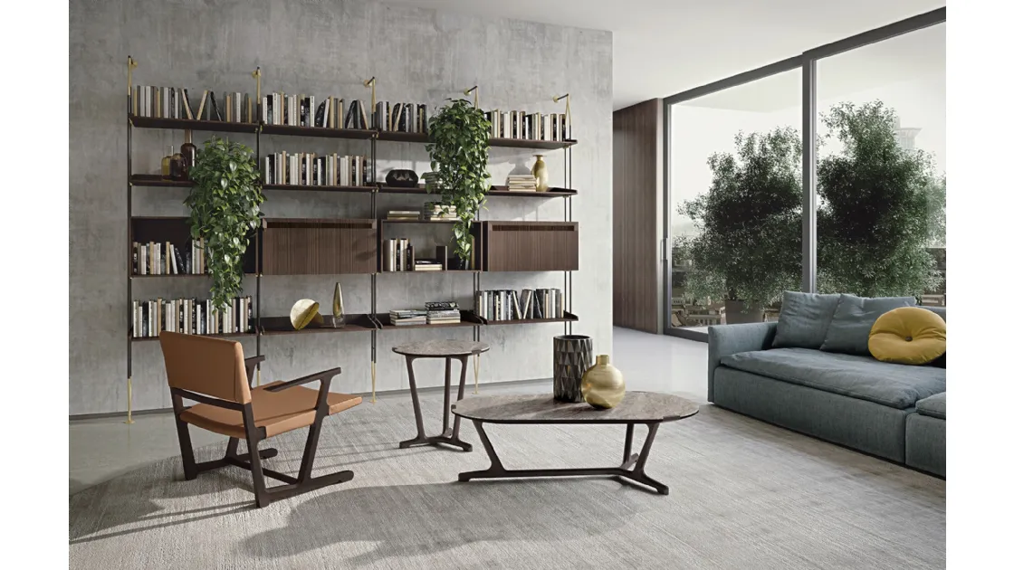 Arja ceramic coffee table by Frigerio