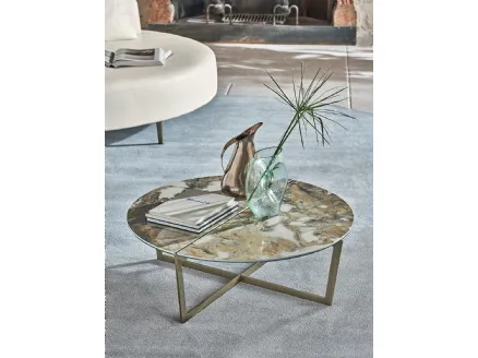 Bontempi's Cross Round Coffee Table.