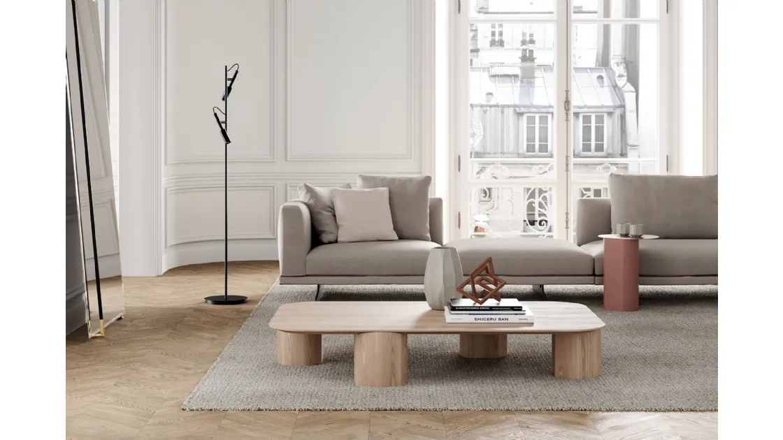 Wooden coffee table Elly by Frigerio