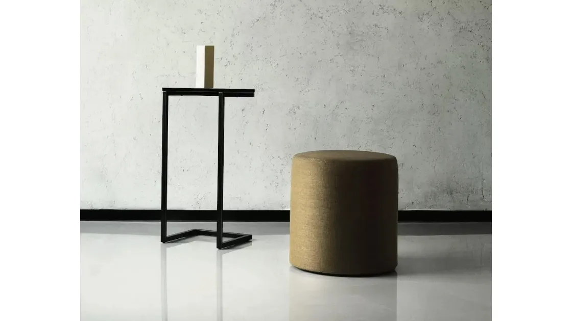 Tower coffee table with marble top by Bontempi.
