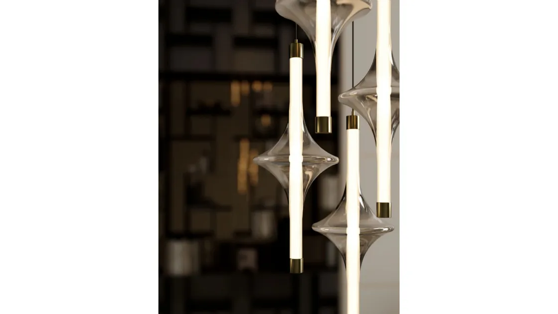 Rain pendant lamp by Bontempi