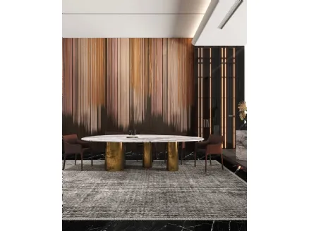 Bronze Rain wallpaper by London Art.