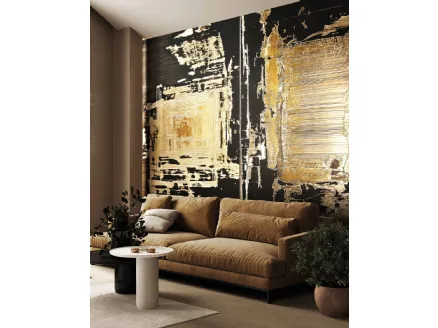 Gold Plaster wallpaper by London Art