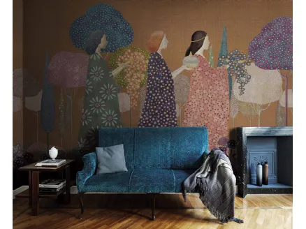 Wallpaper Les Princesses by London Art
