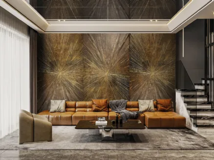 Metal Ray wallpaper by London Art