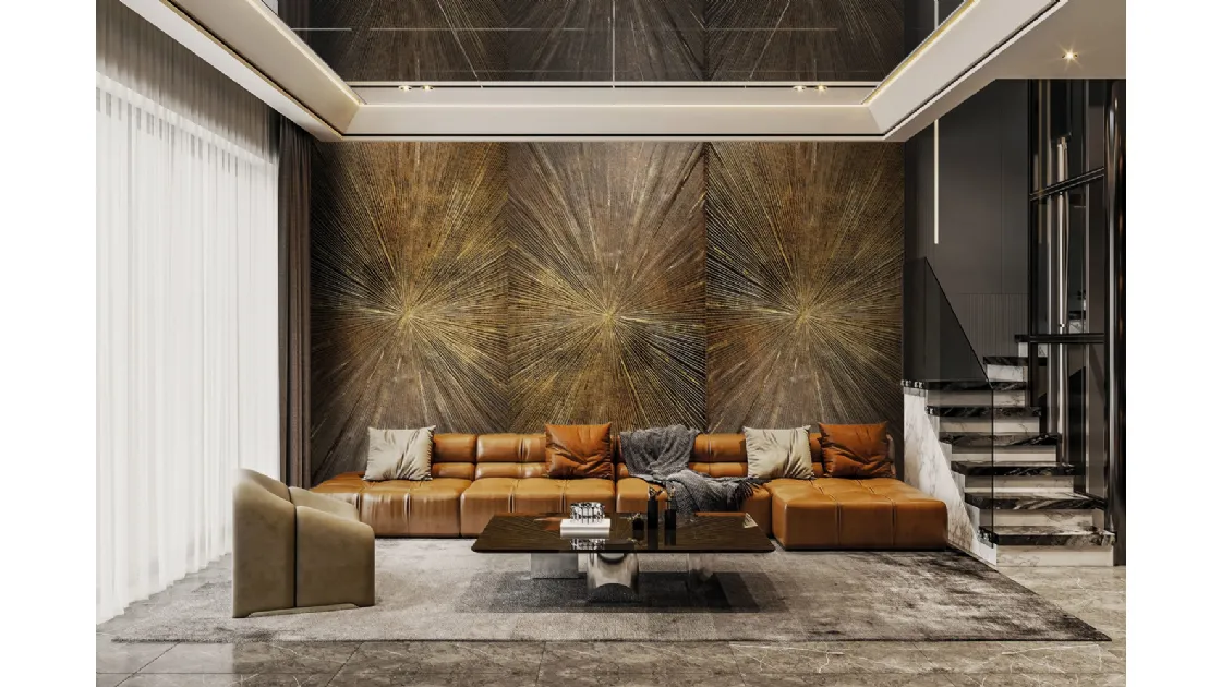 Metal Ray wallpaper by London Art