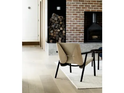 Leather armchair 1085 Edition by Kristalia