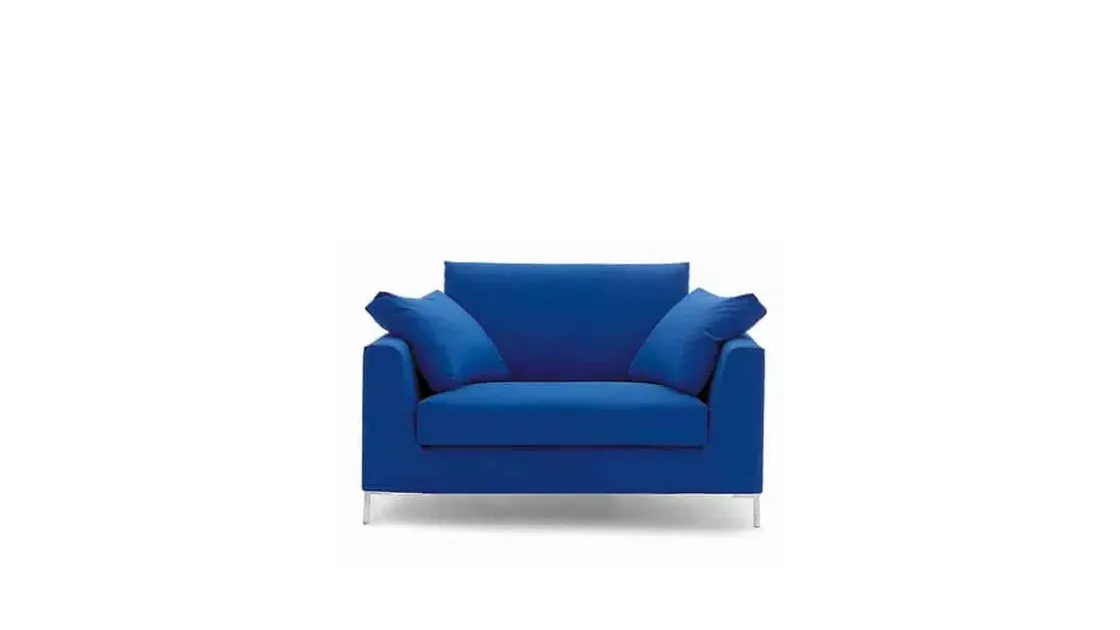 Aoy fabric armchair by Campeggi