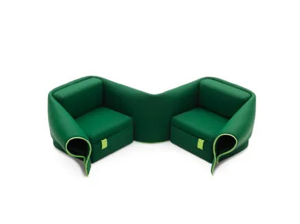 Double armchair Sosia by Campeggi
