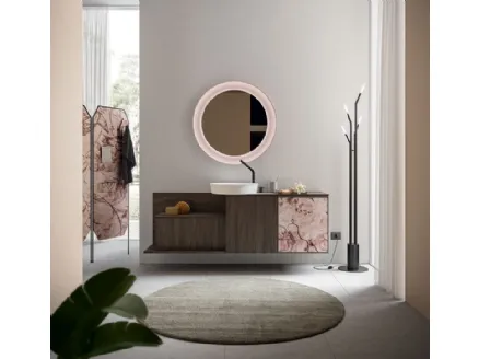 Suspended Bathroom Vanity Cartabianca 04 by Cerasa