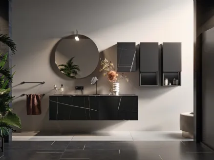 Suspended bathroom cabinet Correct 02 by Inda