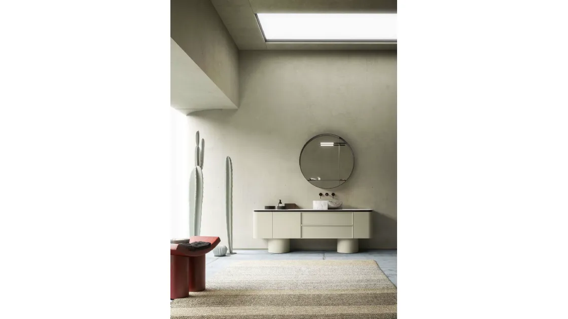 Ground bathroom furniture Des Evolution 08 by Cerasa