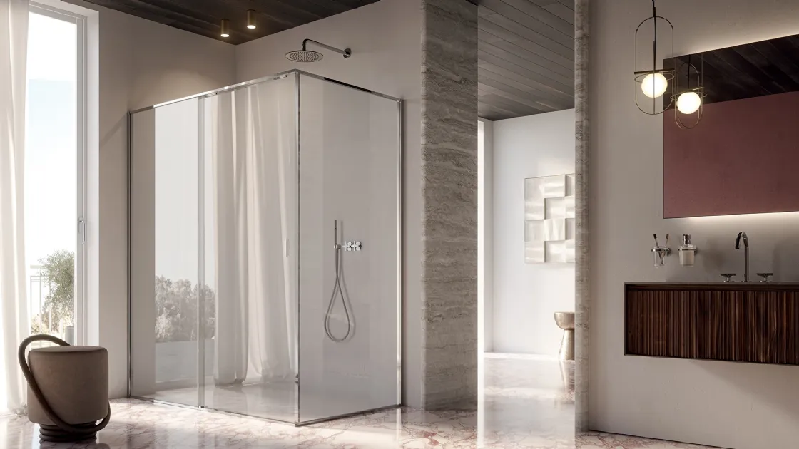 Inda's Indissima Sliding Shower Box.