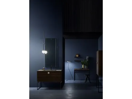 Maori 04 freestanding bathroom vanity unit in eucalyptus by C