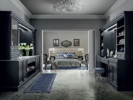 Bathroom Cabinet Paestum 04 in Decapé Black by Cerasa