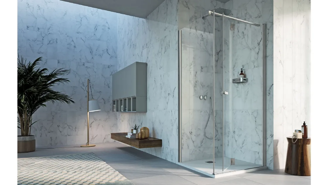 Shower Box Praia Design by Inda Swing Door