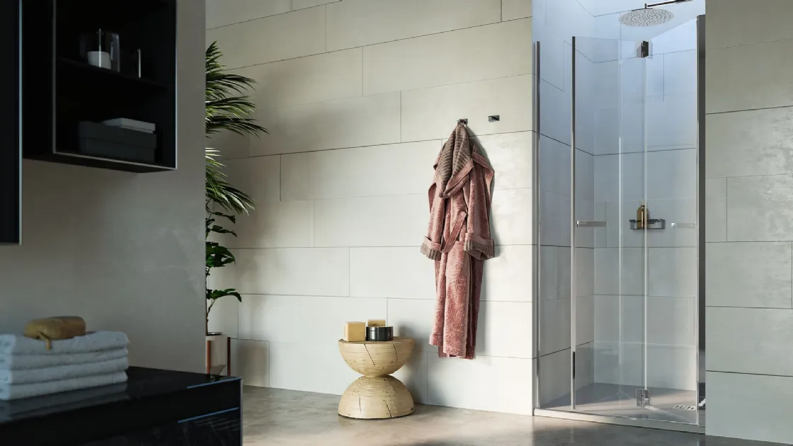 Shower Box Praia Design Folding door by Inda