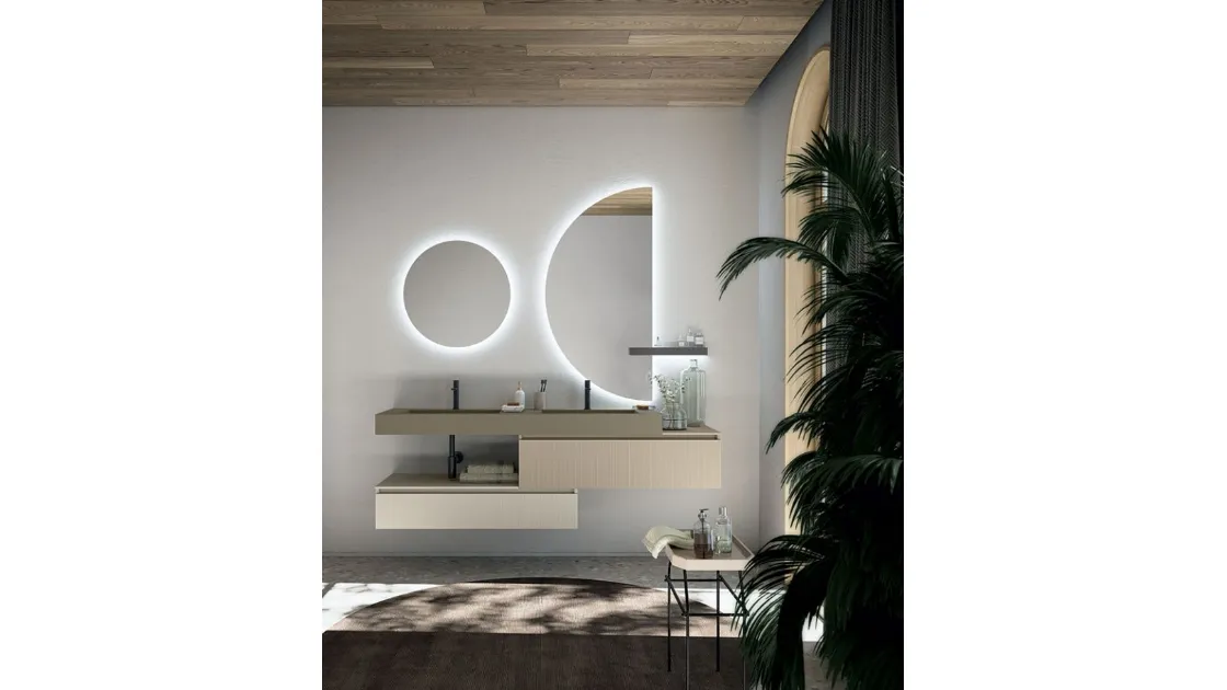 Suspended Bathroom Cabinet Sign 04 by Cerasa