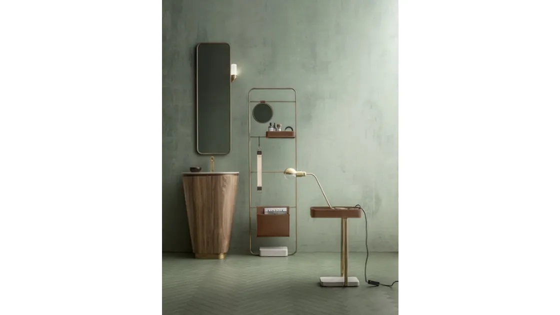 Floor standing bathroom cabinet Suede 01 by Cerasa