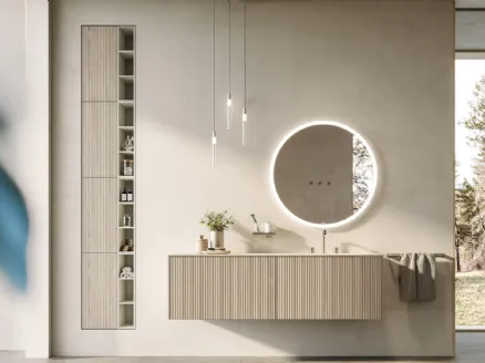 Suspended Bathroom Vanity Testadura 02 by Inda