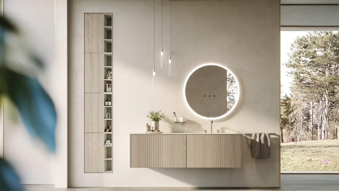 Suspended Bathroom Vanity Testadura 02 by Inda