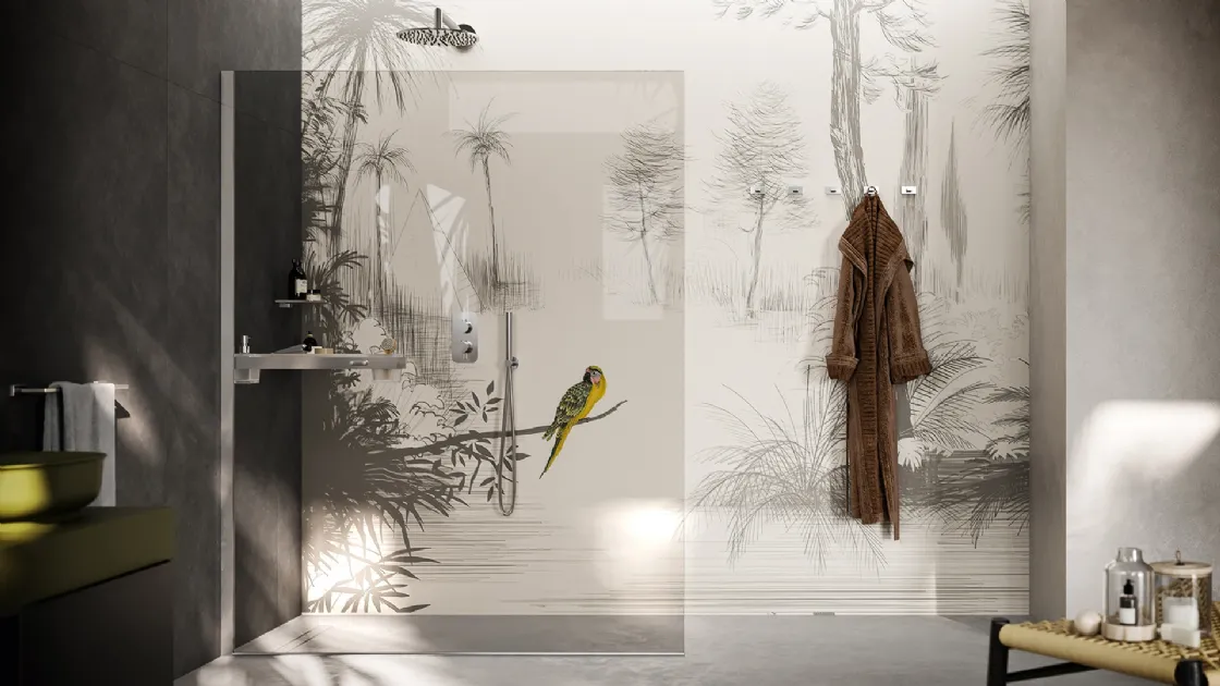 Walk in shower enclosure by Inda