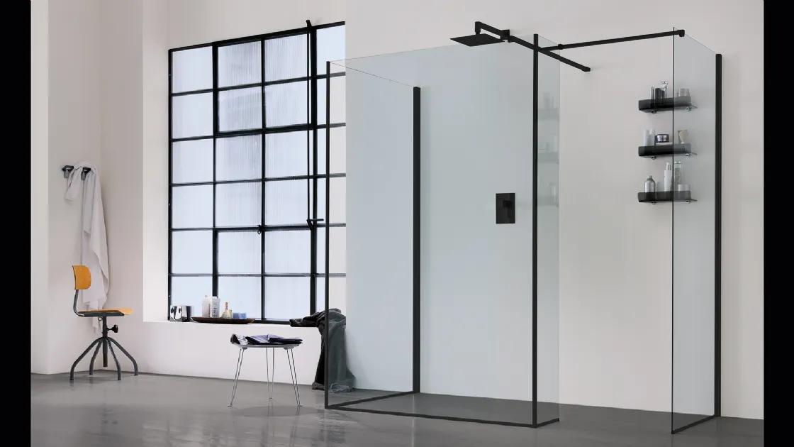 Walk In D Shower Box by Inda