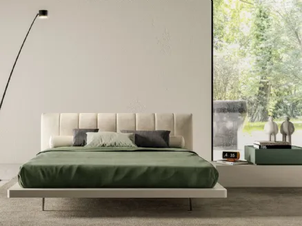 Alba double bed by Tagliabue Mobili.