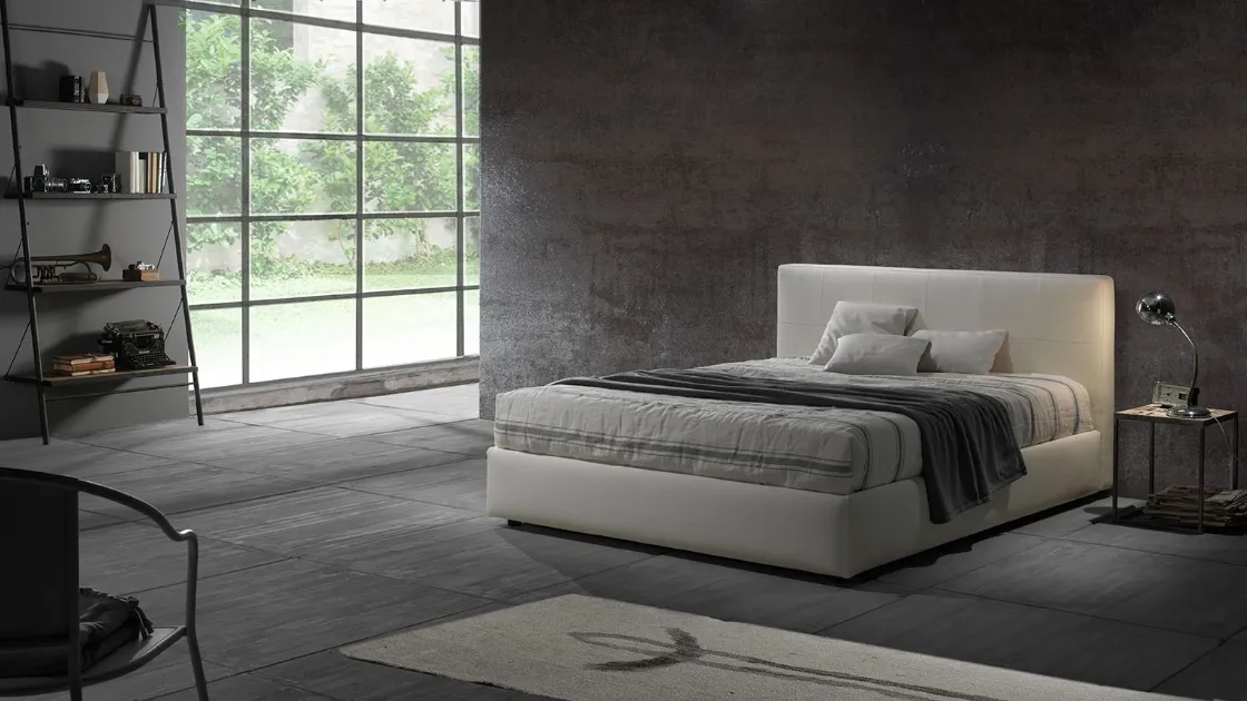 Bed with headboard Bryan by Excò