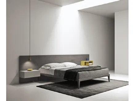 Wooden Bun Sommier bed by Kristalia