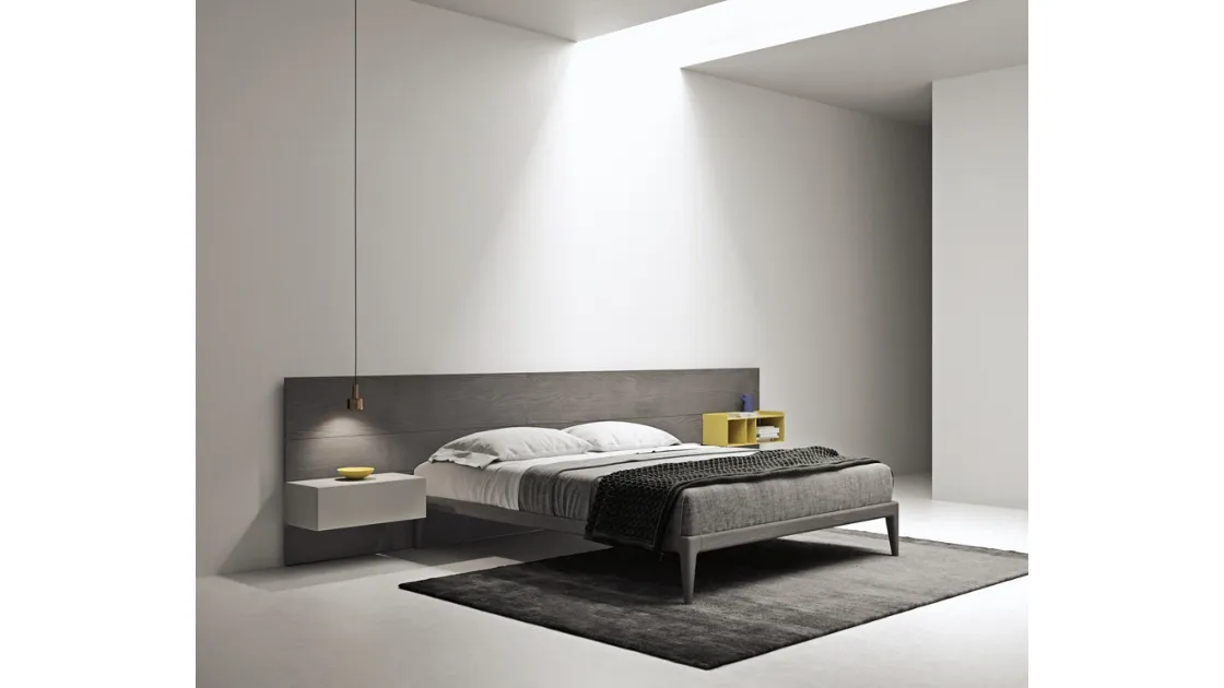 Wooden Bun Sommier bed by Kristalia