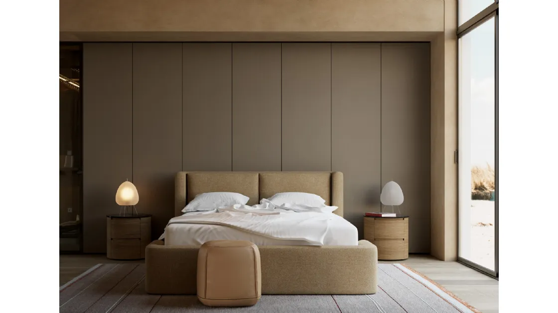 Padded bed, Kristalia's dwelling