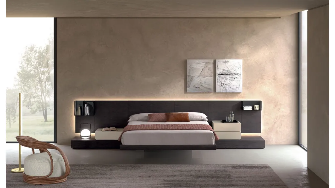 Miranda bed by Tagliabue Mobili.