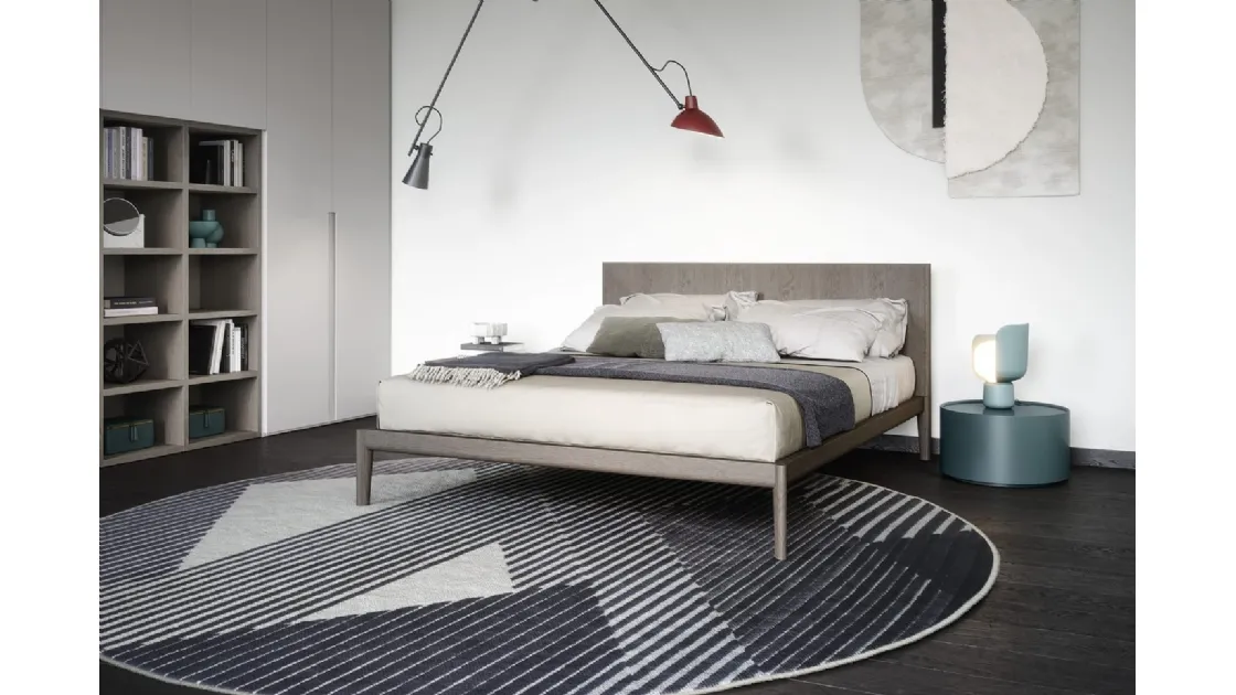 Neos Oak Bed by Novamobili.