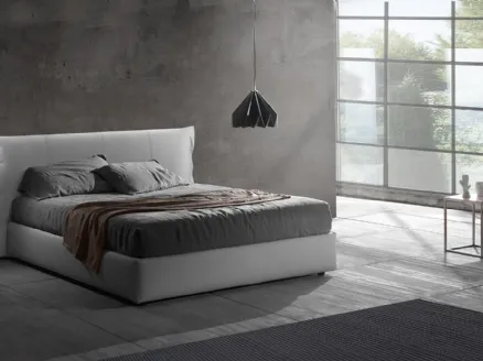 Leatherette bed Teo 28 with Excò container