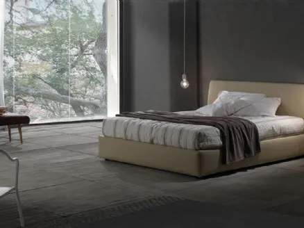 Tracy faux leather bed with Excò storage box.