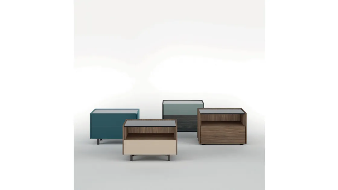 Giordi bedside table by Tagliabue Mobili