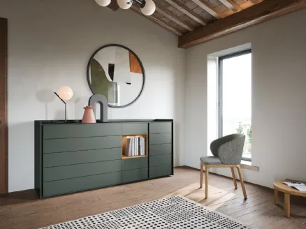 Sly lacquered dresser by Novamobili