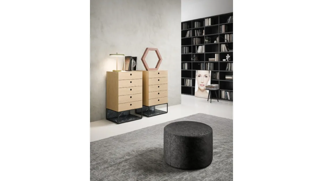 Square chest of drawers by Novamobili