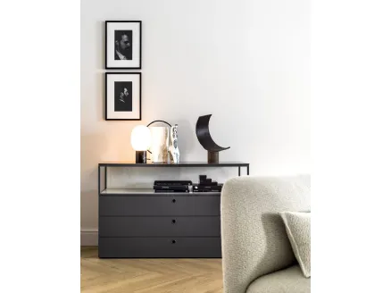 Square chest of drawers by Novamobili