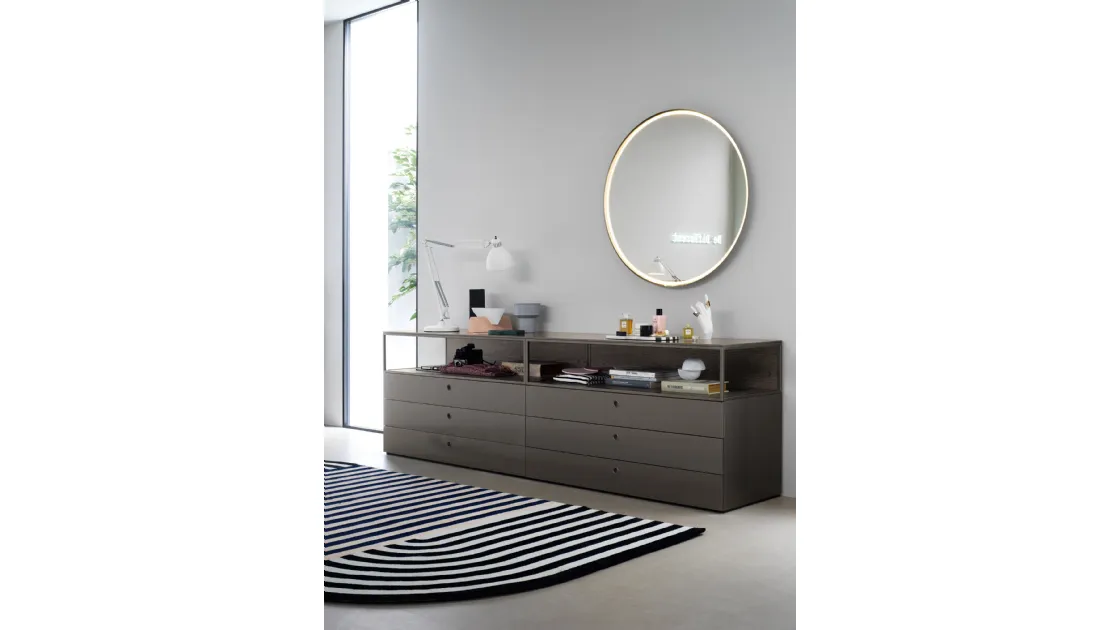 Square chest of drawers by Novamobili