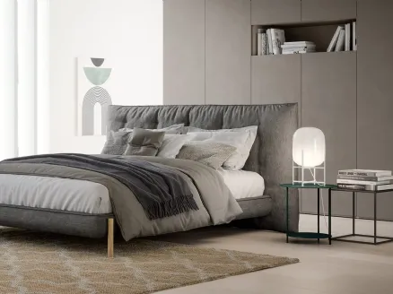 Novamobili's lacquered and metal Team bedside table.