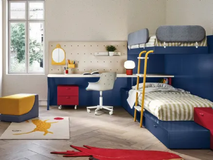 Bedroom with Dots bunk beds by Nidi.