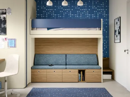 Room with Skid bunk beds by Nidi