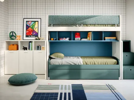 Room with Slot bunk beds by Nidi