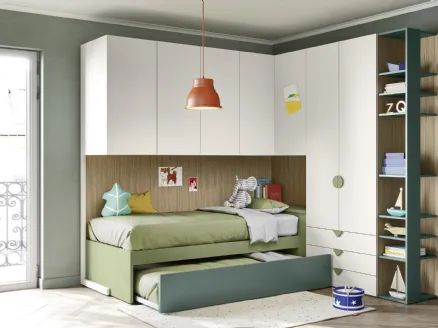 Loft room with pull-out beds by Nidi