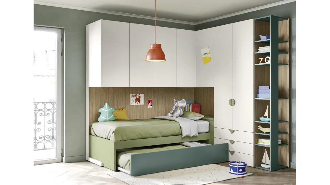 Loft room with pull-out beds by Nidi