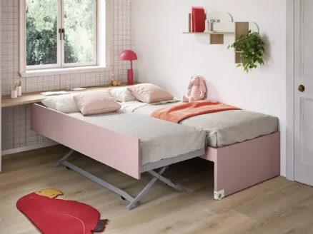 Space-saving Children's Room with Pull-out Beds by Nidi
