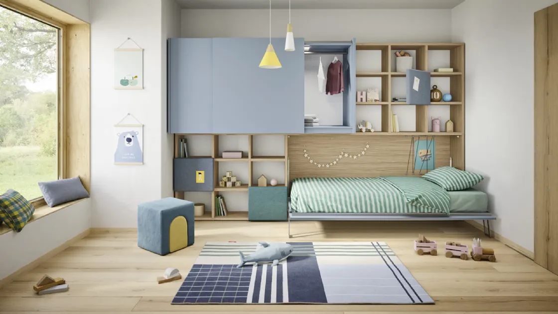 Twiddy space-saving children's room by Nidi