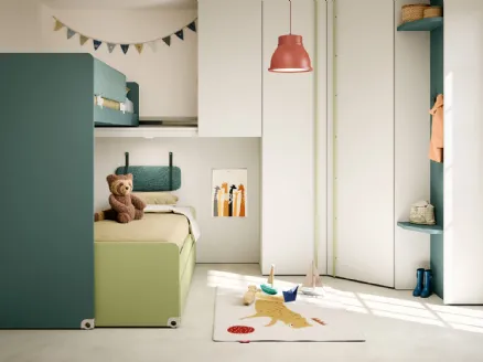 Loft sliding bunk bed Slide by Nidi.